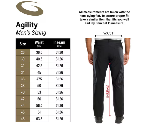Men's Goldline Agility Curling Pants