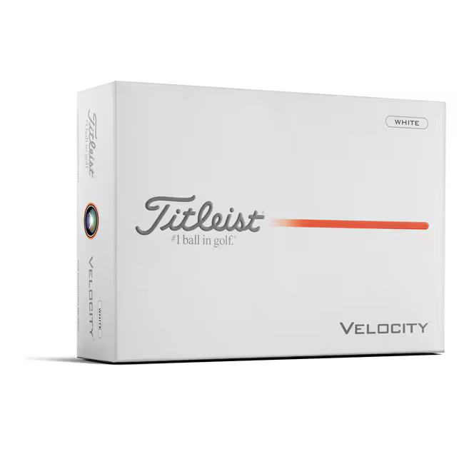 2026 Titleist Velocity White Dozen