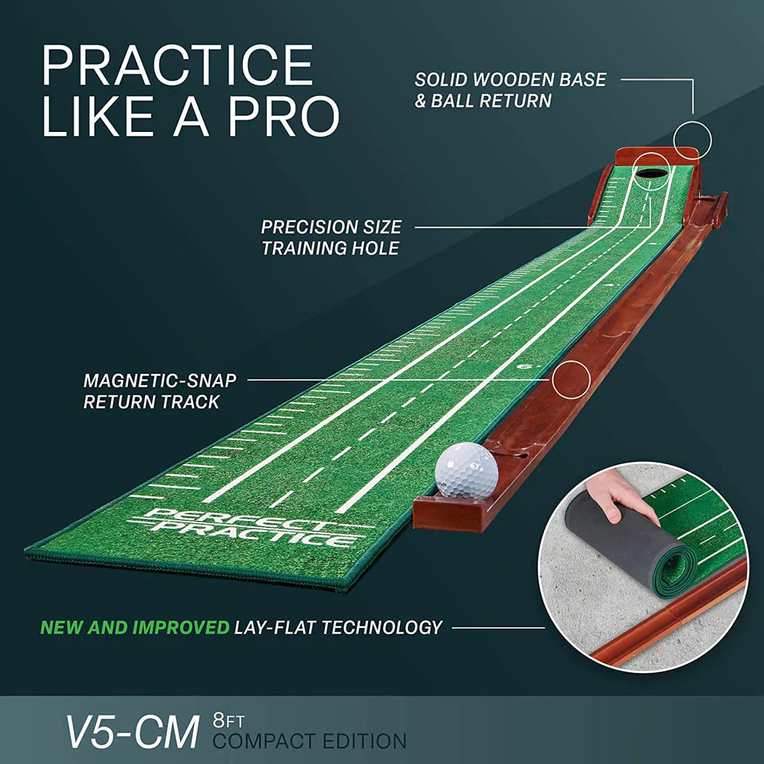 Perfect Practice V5 Putting Mat