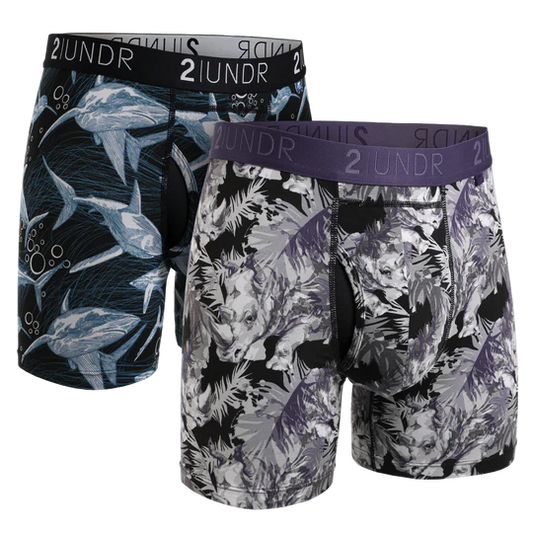 2UNDR Swing Shift 2pc - Great White/Rhino