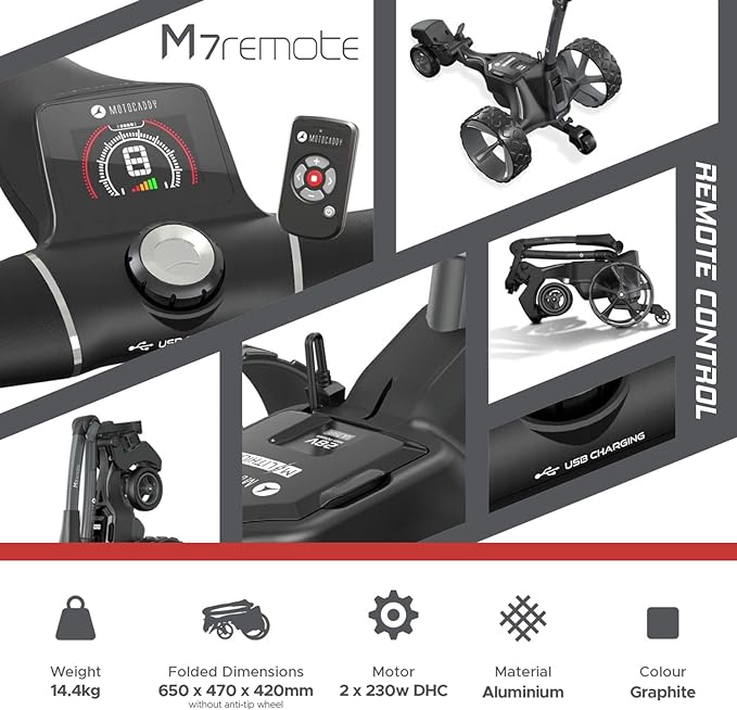 Motocaddy M7 Remote Electric Power Caddy