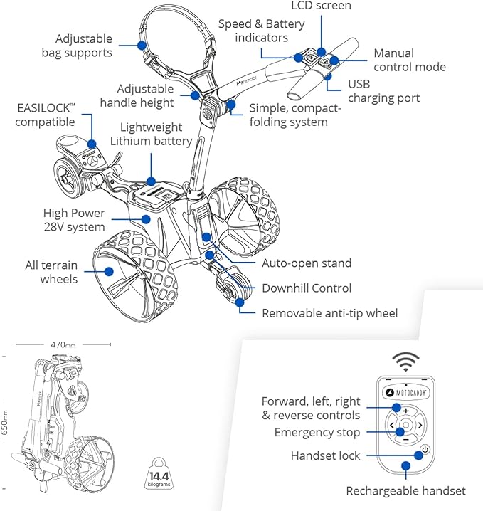 Motocaddy M7 Remote Electric Power Caddy