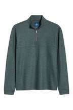 Johnnie-O Mikey Printed Check Quarter Zip Pullover