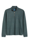 Johnnie-O Mikey Printed Check Quarter Zip Pullover