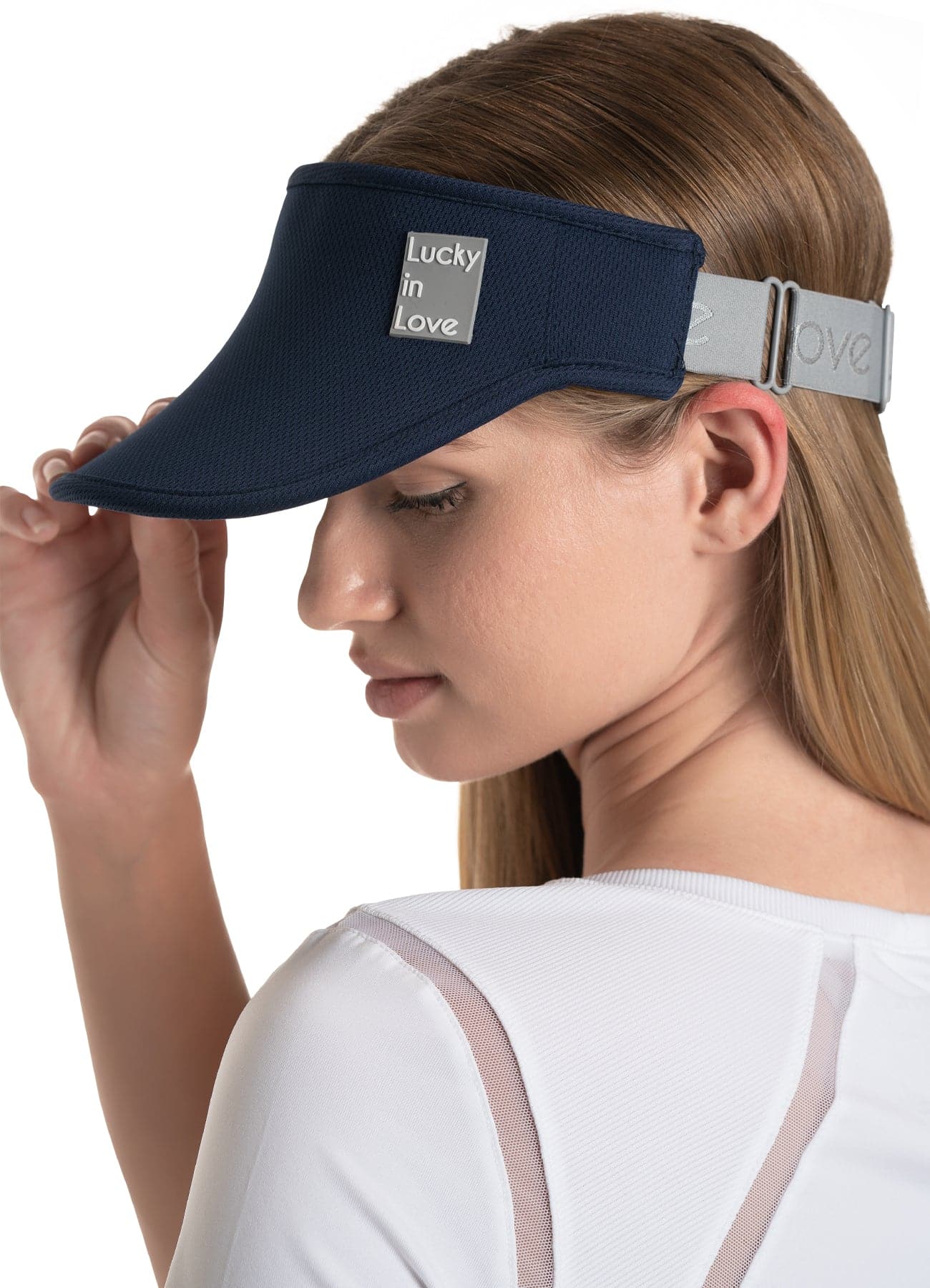 Lucky in Love Stretch Visor