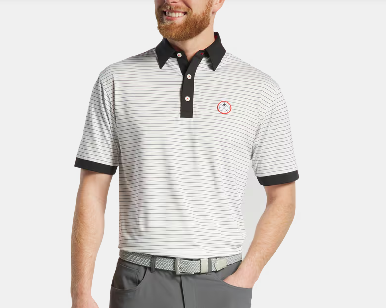 Footjoy CA Striped Polo