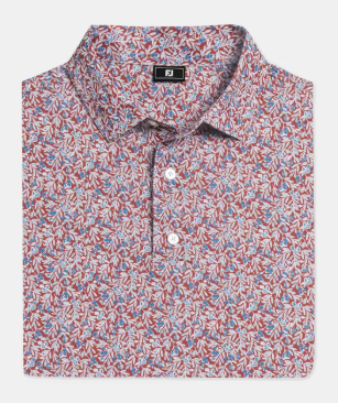 Footjoy Meadow Print Polo