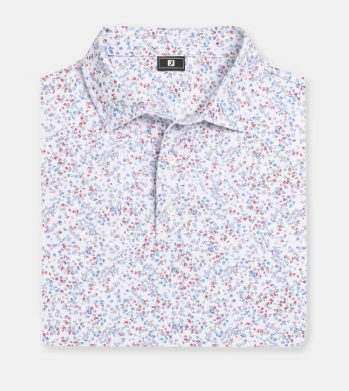 Footjoy Floral Print Pique