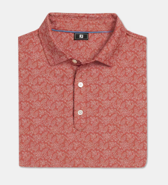 Footjoy Wingtip Floral Polo