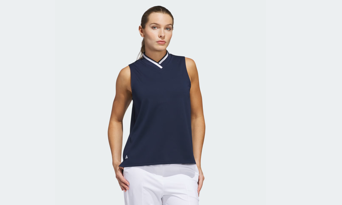 Adidas W Go-To Sleeveless Polo