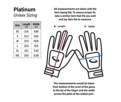 Goldline Platinum Curling Gloves