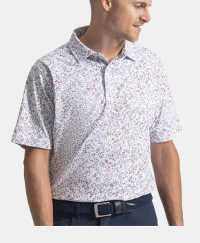Footjoy Floral Print Pique