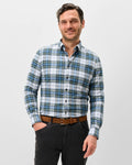 Johnnie O Performance Flannel Button Down Shirt - Chimney Rock Tartan