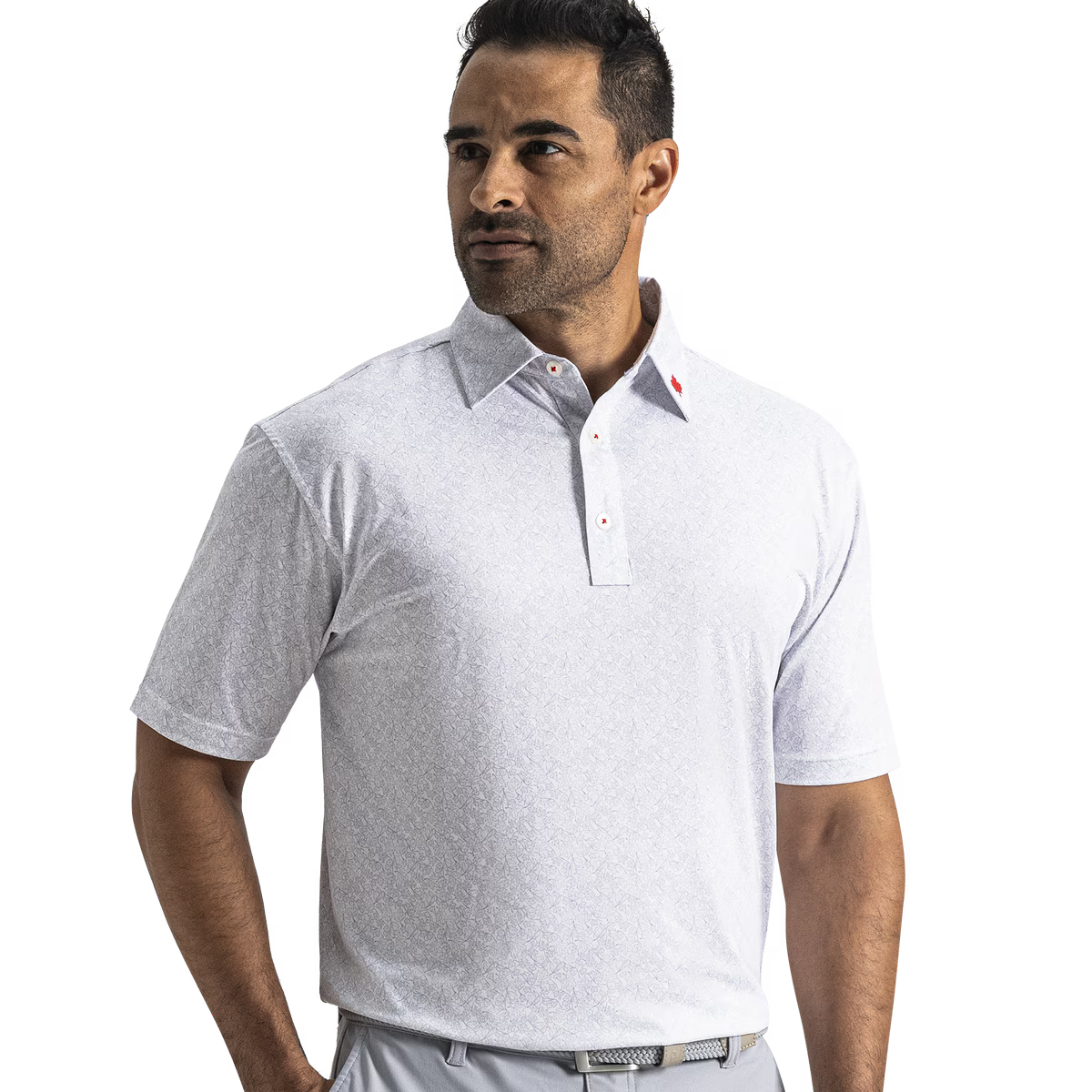Footjoy Canada Leaf Lisle Polo