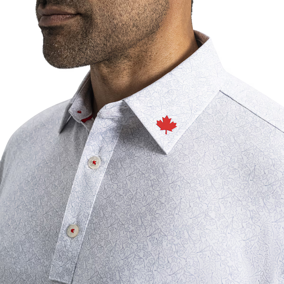 Footjoy Canada Leaf Lisle Polo