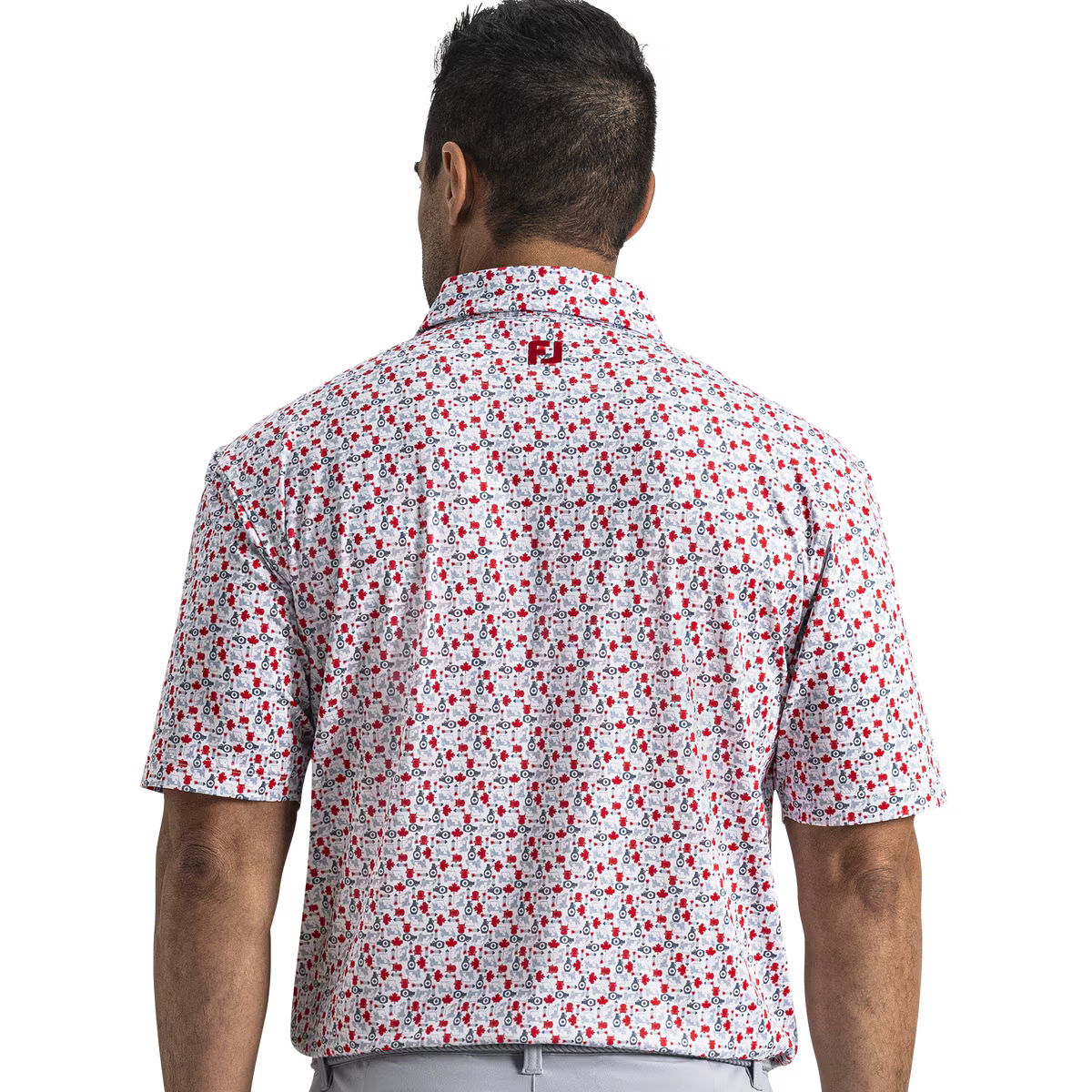 Footjoy Canada Maple Syrup Lisle Polo