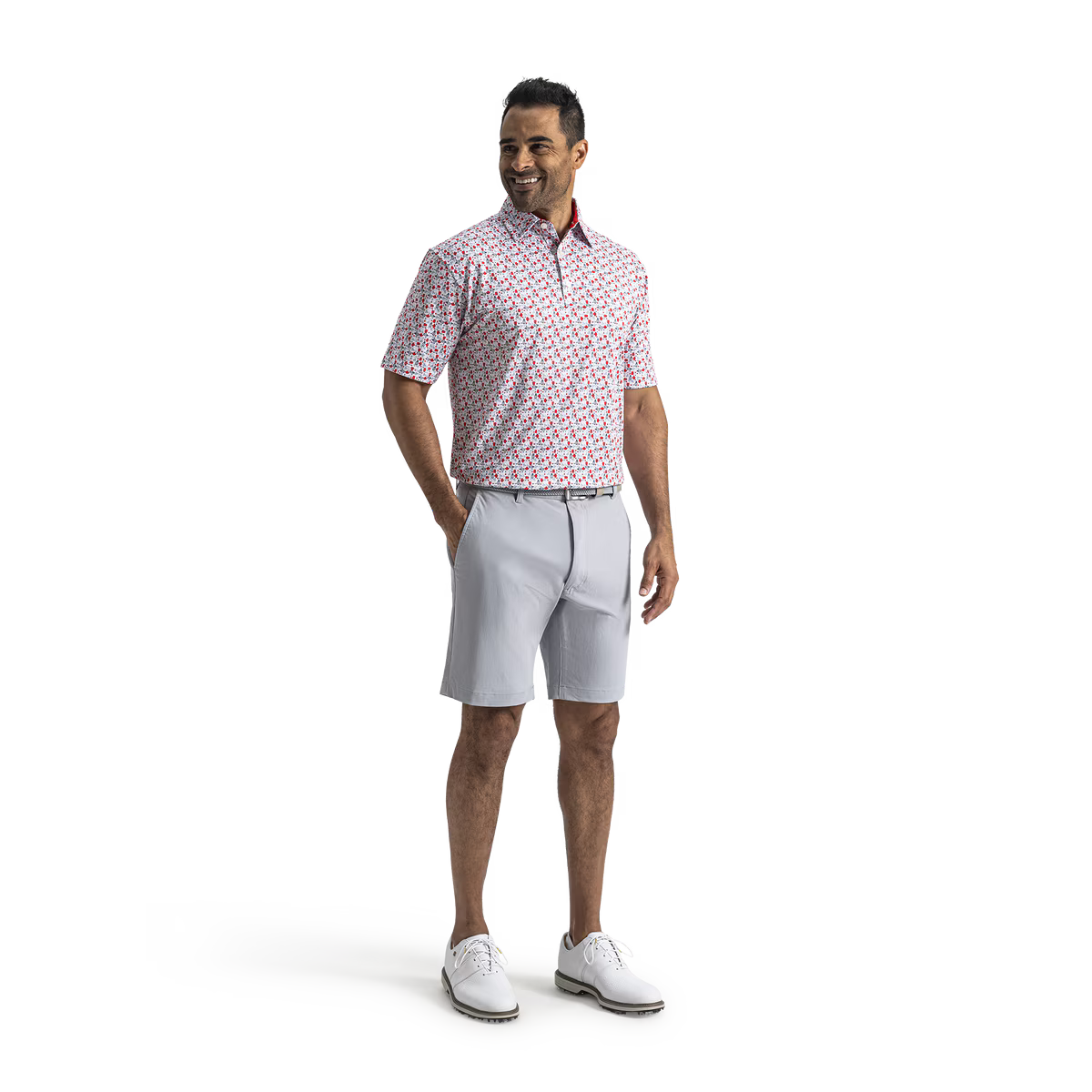 Footjoy Canada Maple Syrup Lisle Polo