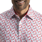 Footjoy Canada Maple Syrup Lisle Polo