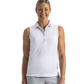 Footjoy W Canada Leaf Print Sleeveless Lisle