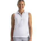 Footjoy W Canada Leaf Print Sleeveless Lisle