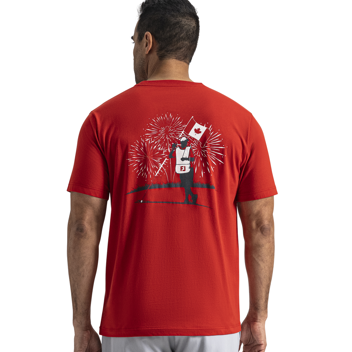 Footjoy Canada Fireworks Graphic Tee
