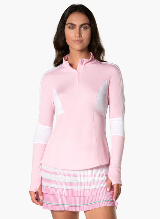 Lucky in Love Colour Block 1/4 Zip