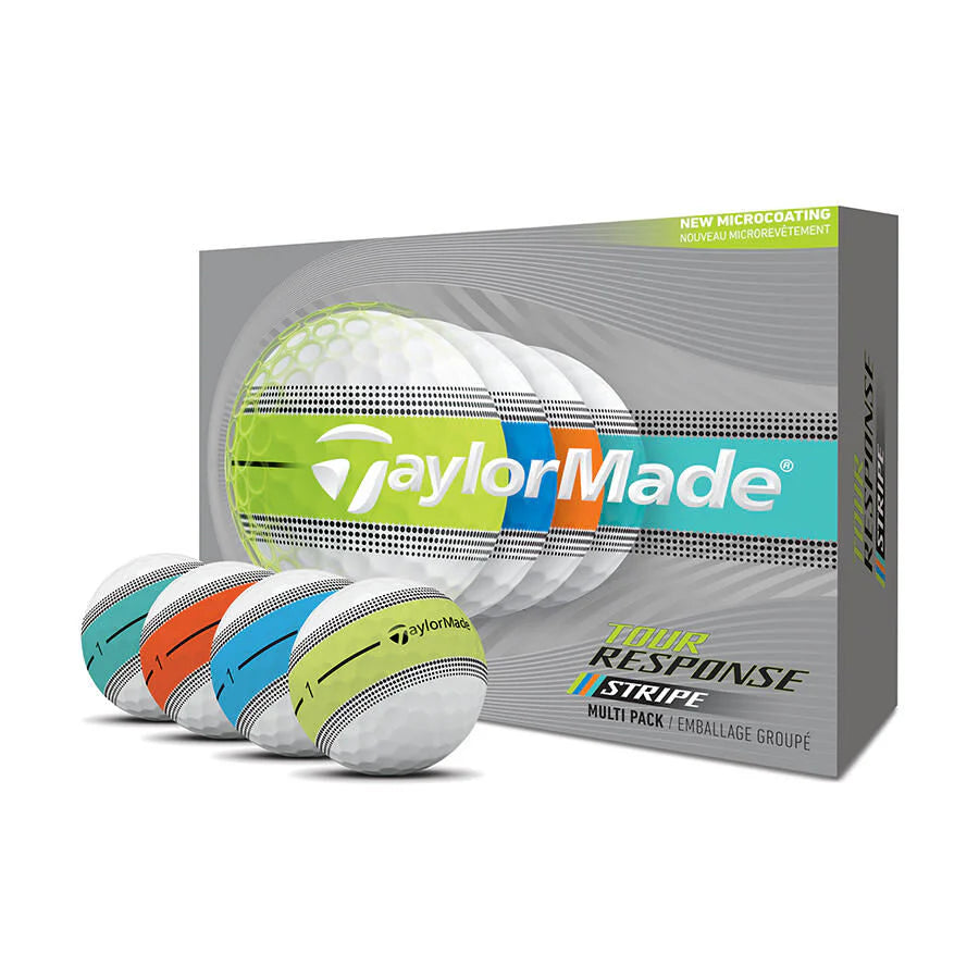 2026 TaylorMade Tour Response Stripe Multi Colour Dozens
