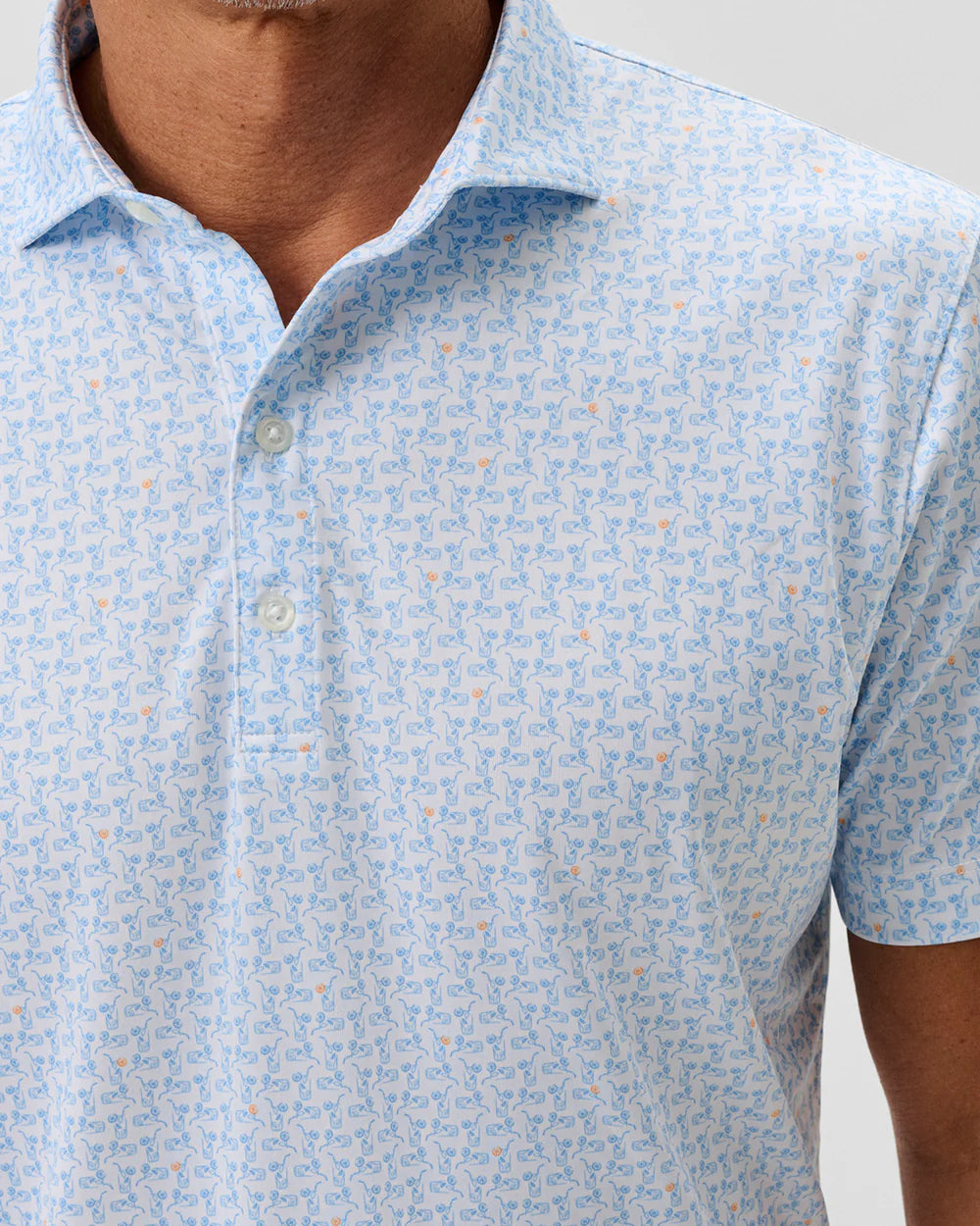 Johnnie-O Minty Polo