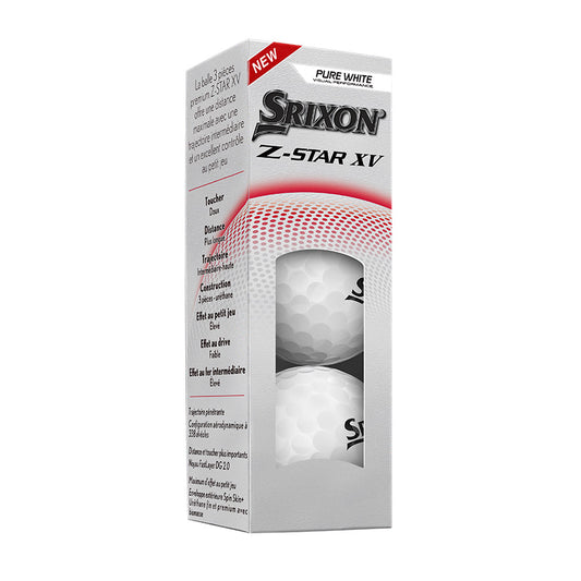 2026 Srixon Z-Star XV White Sleeve