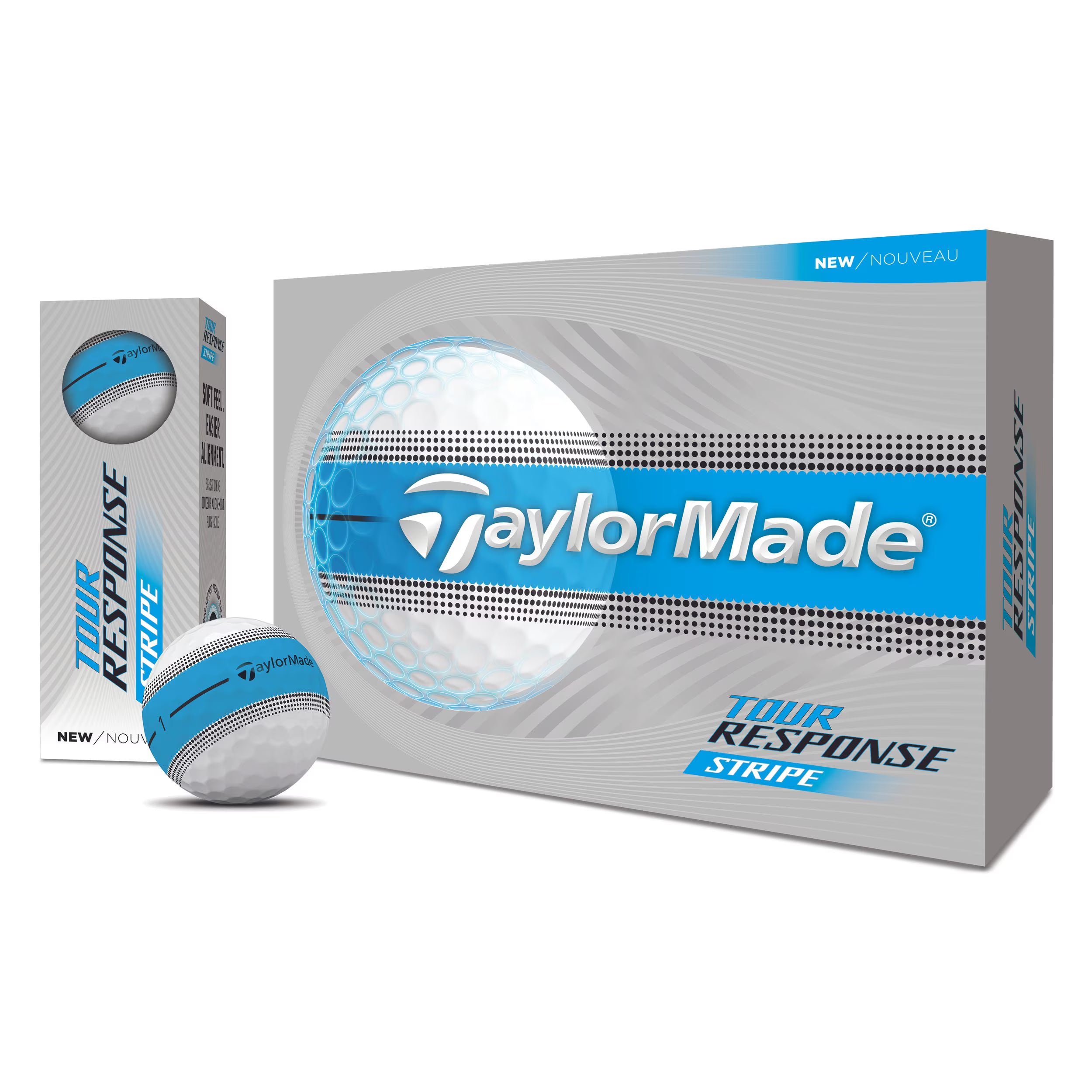 2026 TaylorMade Tour Response Stripe Blue Dozen
